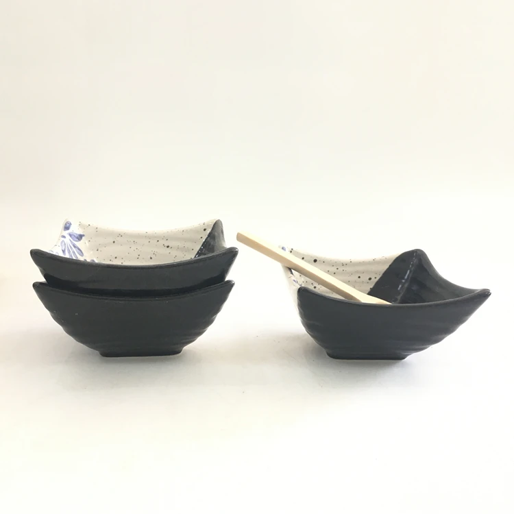 
unique customized china ceramic spice sauce dish cheap small japan ceramic dishes for the restaurant 