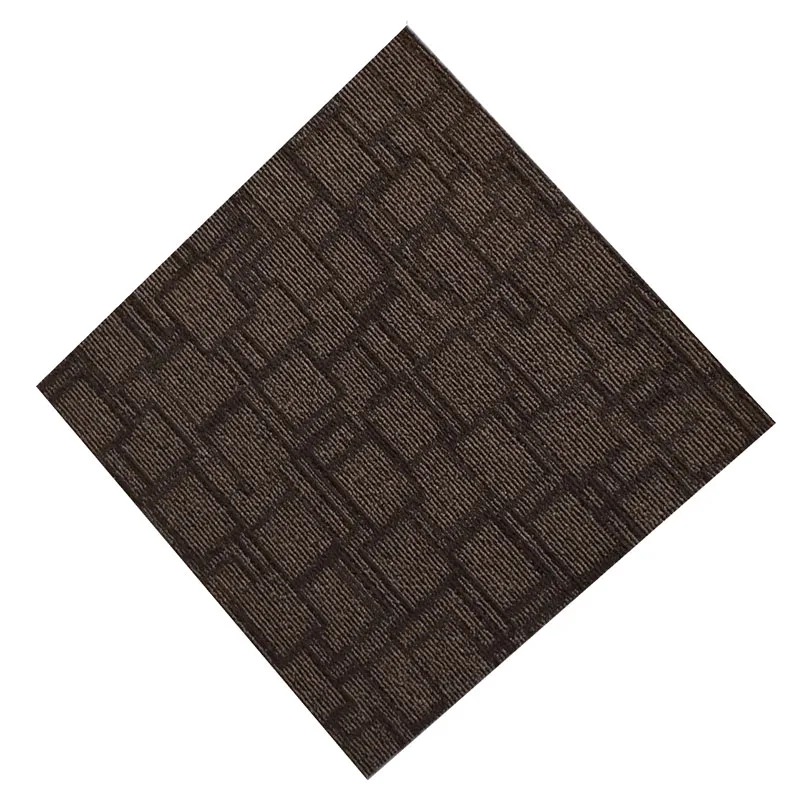 China factory polypropylene carpet floor office tiles carpets and rugs for sale  50x50cm