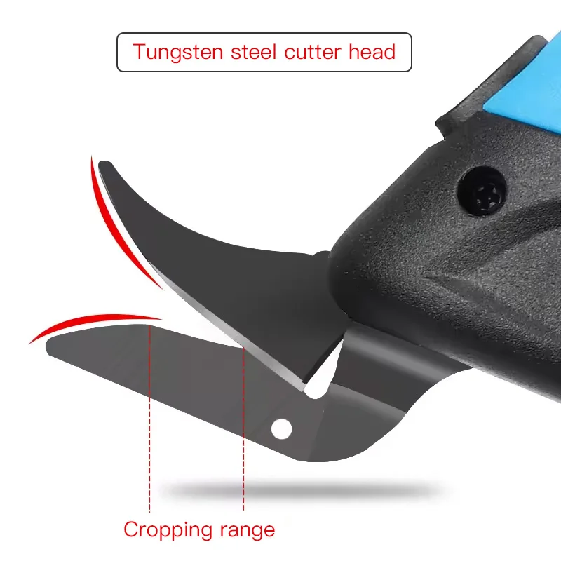 Rechargeable Portable Lithium Battery Cutter Cloth Carpet PVC Leather-Home Use Multifunctional Electric Scissors