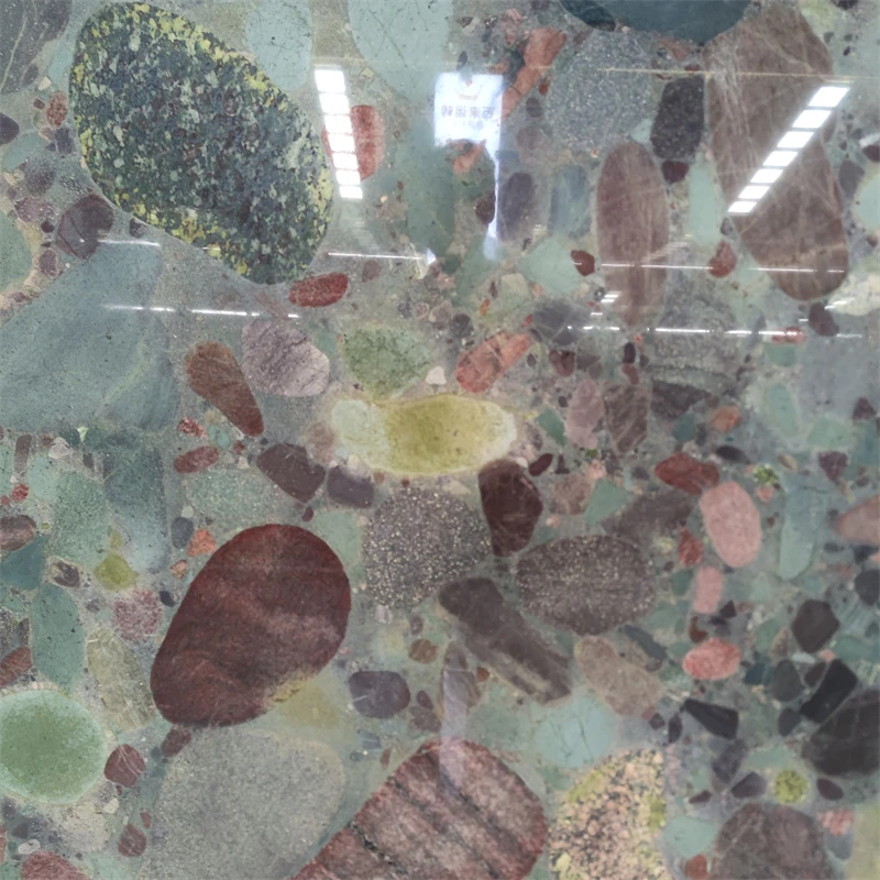Modern Design Four Season Polished Calcite Natural Marble Slab for Hotels and Villas with 1-Year Warranty