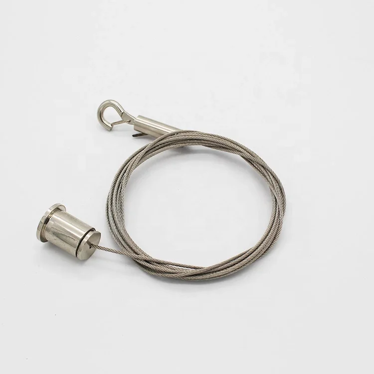 Factory price stainless Wire rope LED hanging kit  for lighting industry