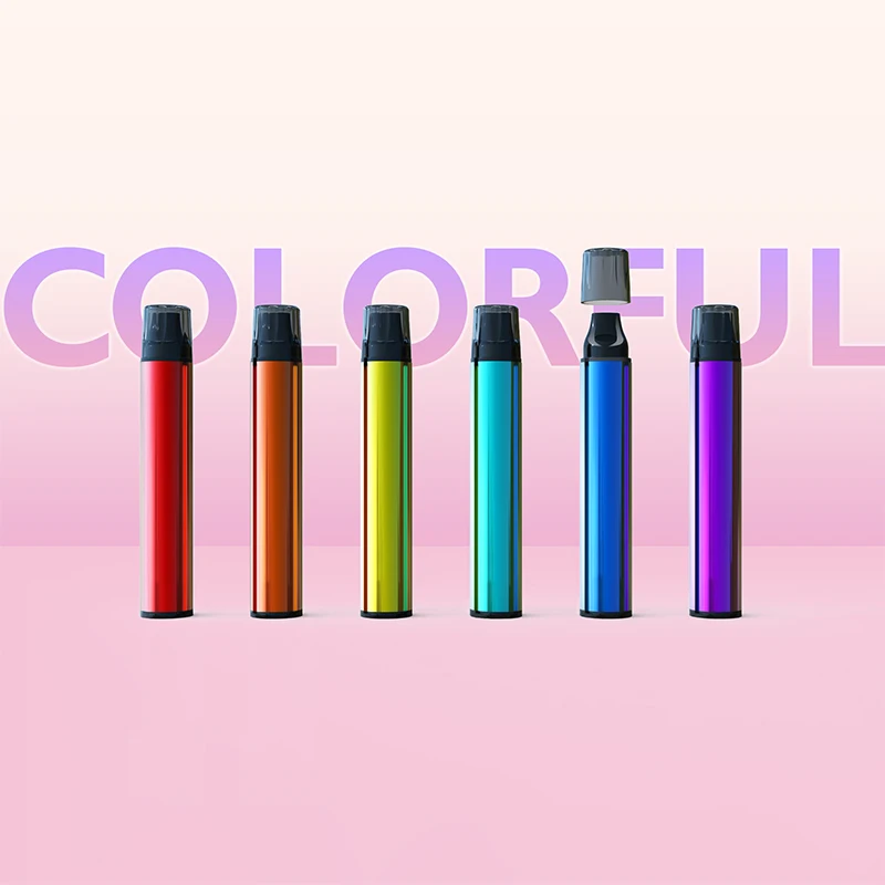 
Colorful Custom Logo 1500 Puffs Disposable E-Cigarette Vaporizer Cartridge Pod Divce Vape Pen 