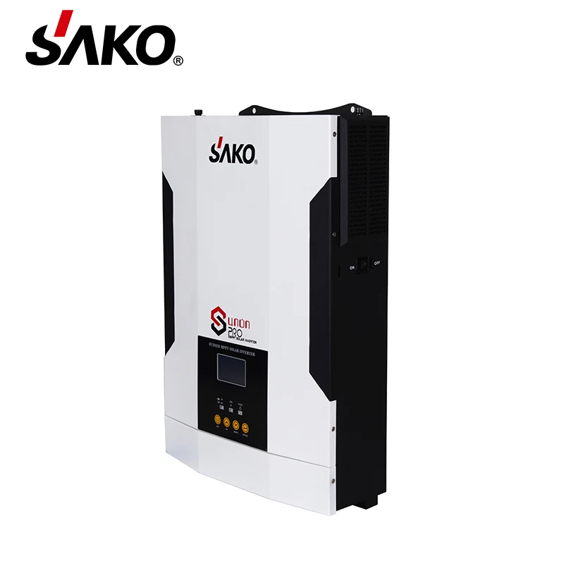 SUNON PRO 5.5kw 48v 100A  mppt hybrid solar inverter 500 vdc PV voltage can connect 6kw solar panel and option for wifi function
