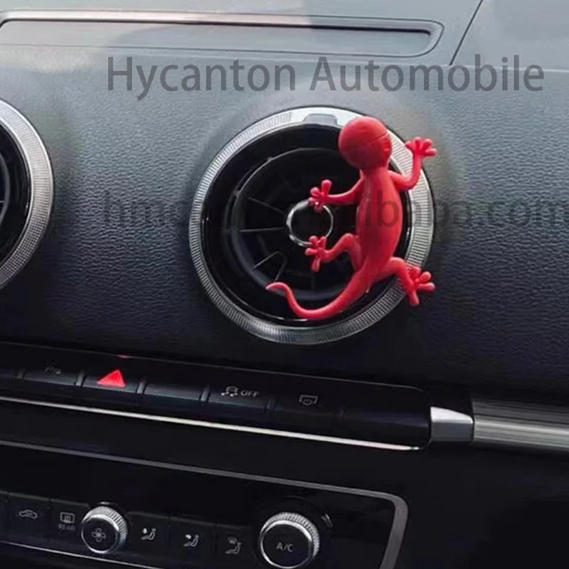 Черный древесный аромат Универсальный геккон ароматерапия ПВХ автомобильный воздушный выход для Audi RS3 RS4 RS5 RS6 RS7 C7 C8 S3 S4 S5
