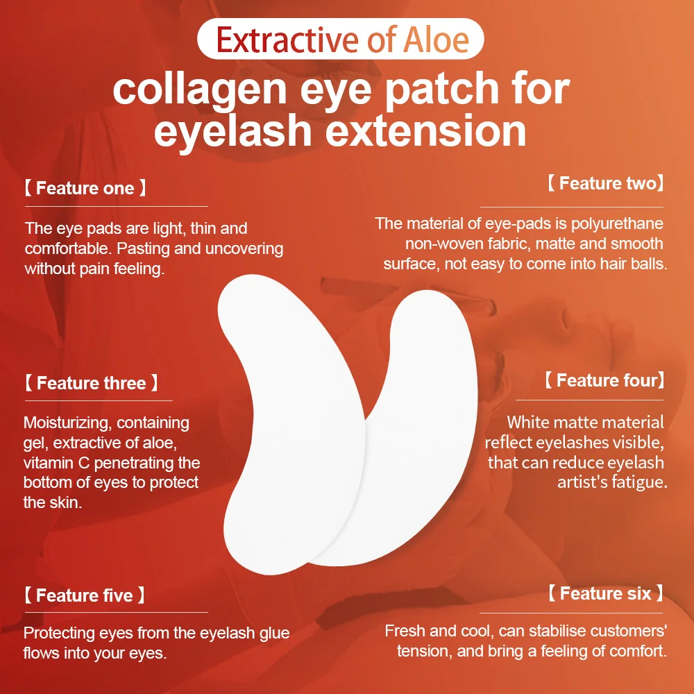 
NAGARAKU eyelash extension pads Under eye pads Lint Free Eye Gel patches eye patch for eyelash extension patch 