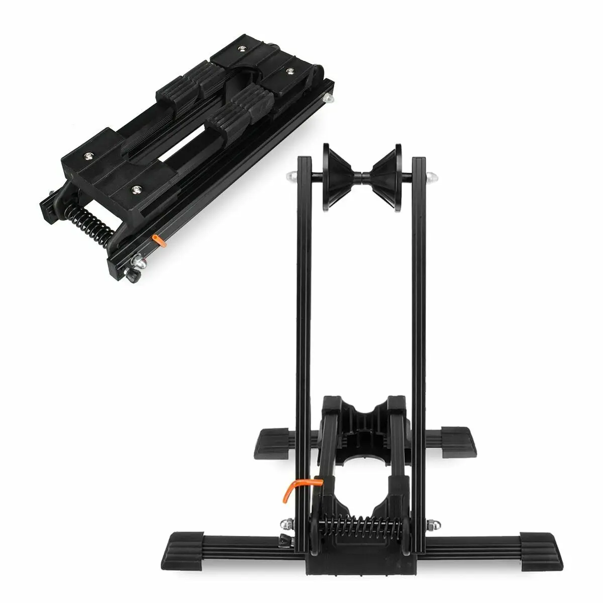 Portable bicycle parking rack foldable indoor bike storage rack bike floor parking rack can park fat tires