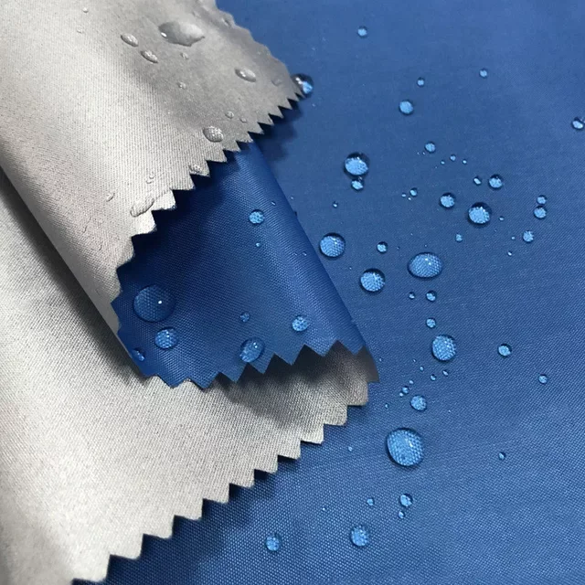 woven 170t 190t 210t silver taffeta fabric 190t pongee fabric customize different patterns customization printed pu pa pvc tpu