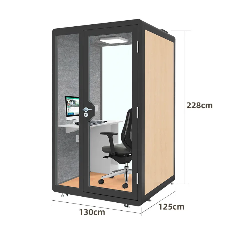Customized Office Pod Meeting Booth Noise Reduction Sound Proof Work Meeting Pod
