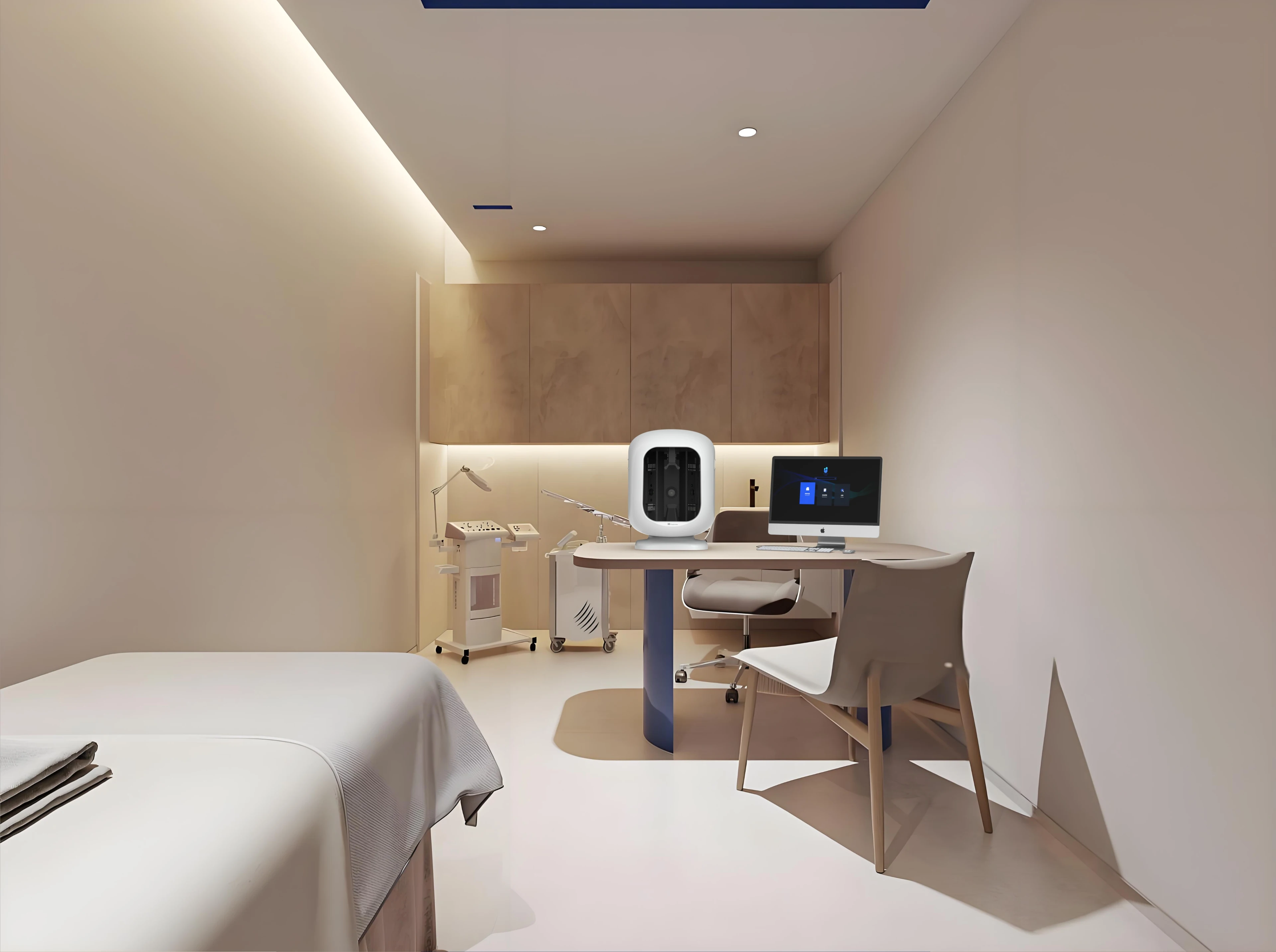 Intelligent Facial Tester Smart Digital 3d Ai Face Skin Analyzer Machine Facial Tester Scanner Analysis Device