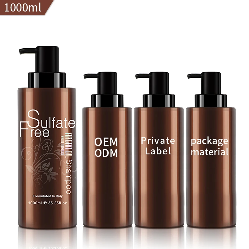 Оптовая продажа продукты для ухода за волосами без сульфата арганового масла органический Кератиновый шампунь и Кондиционер