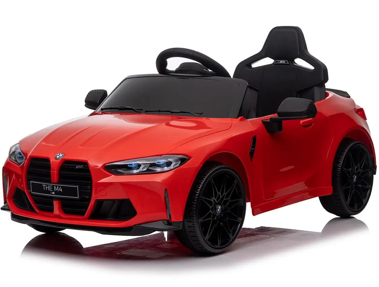 Совершенно Новый Одноместный автомобиль BMW M4 с дистанционным управлением на батарейках 2 4 г для детей