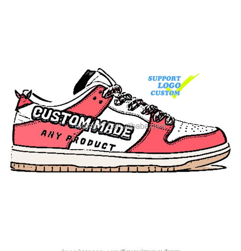 Оригинальные мужские баскетбольные кроссовки Dunks на заказ кожаные с высоким и низким