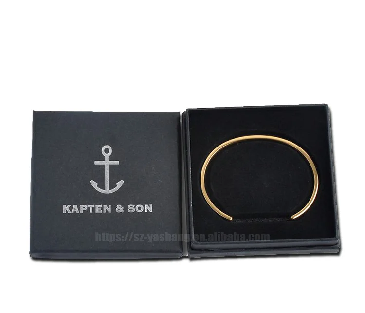 Printing black Bracelets Packaging small glasses paper packaging box