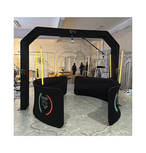 Factory Wholesale Overhead 360 Motor Camera Sky 360 Selfie Photo Booth Degree Automatic Top Base Enclosure Half Circle Best