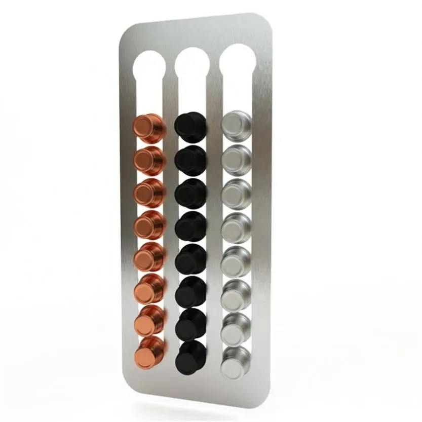 Dolce gusto tassimo coffee  storage wall mounted Stainless steel K Cup coffee capsule pods holder