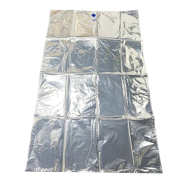 OEM 5L 10L 20L 220L Transparent/Aluminum Foil Beverage Liquid Juice Water Wine Dispenser Bag In Box BIB Aseptic Bag With Valve