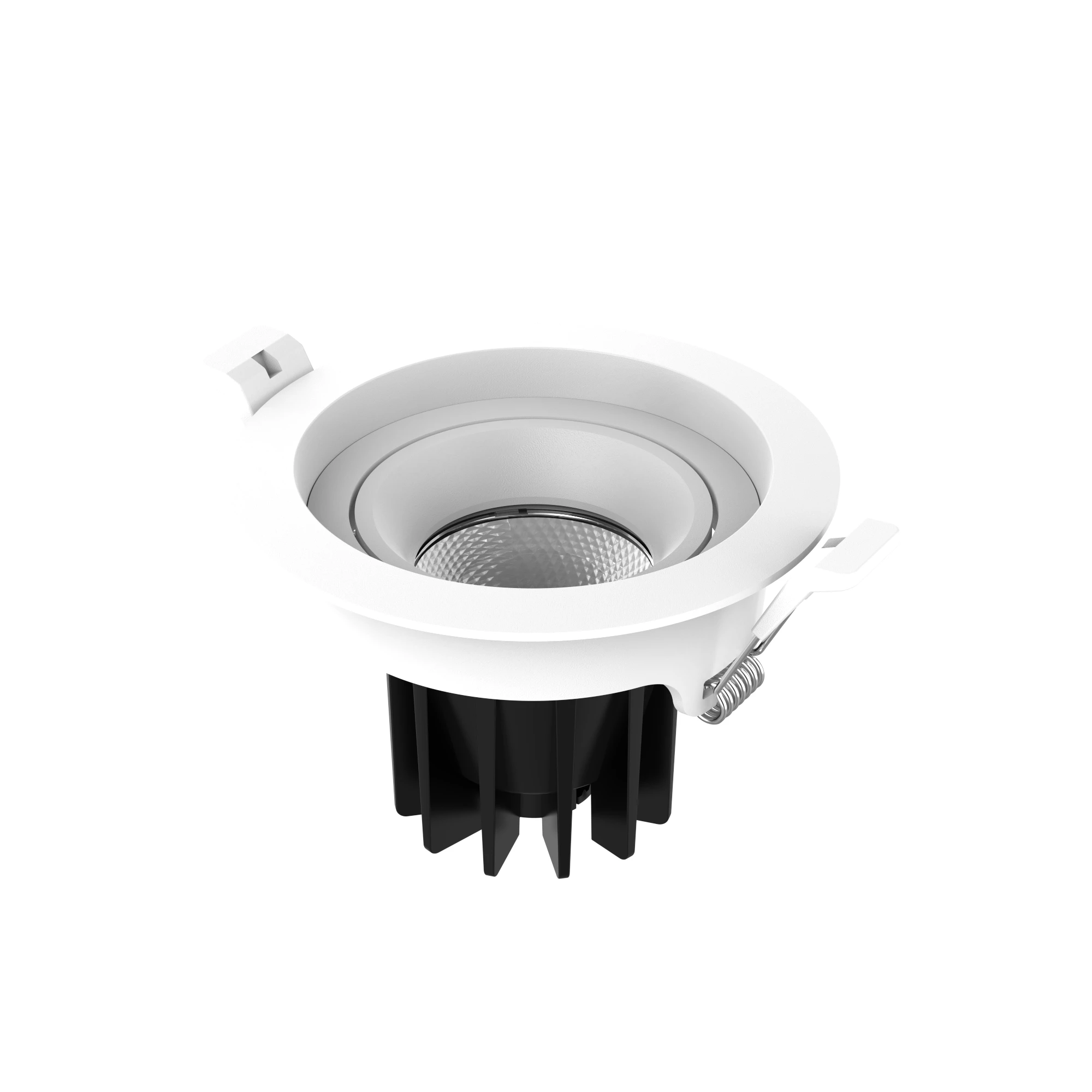 High Quality Mini 5w 9w Black White Recessed Embedded Fixed Round Anti Glare Spot Lamp Led Ceiling Spotlight