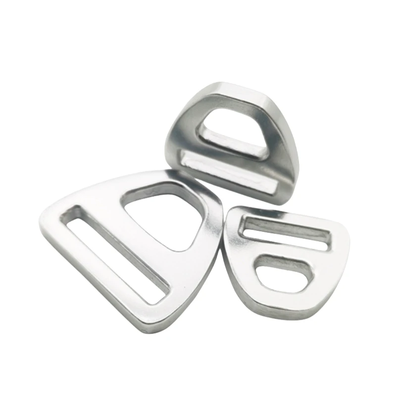 Unique Features Triangle D Ring Buckle Aluminum Triangle Buckle Triangle Glide Belt Buckle