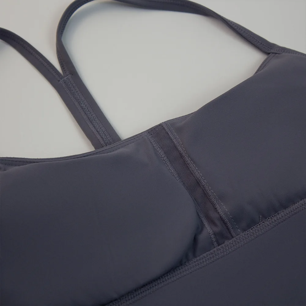 solid color sports bra