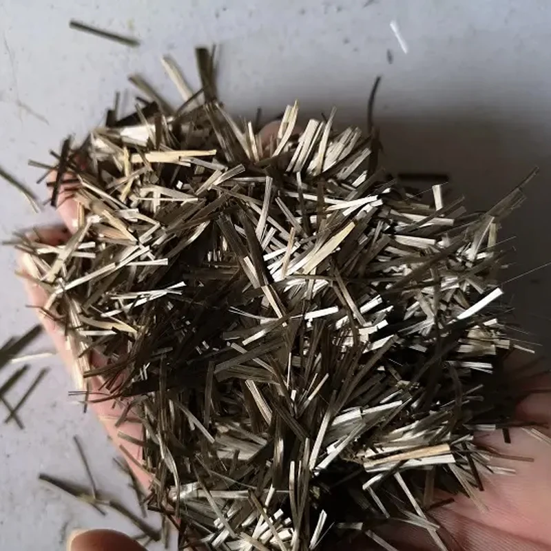 Construction Basalt Fiber Wholesale 3/6/12 Basalt chopped fiber for asphalt road