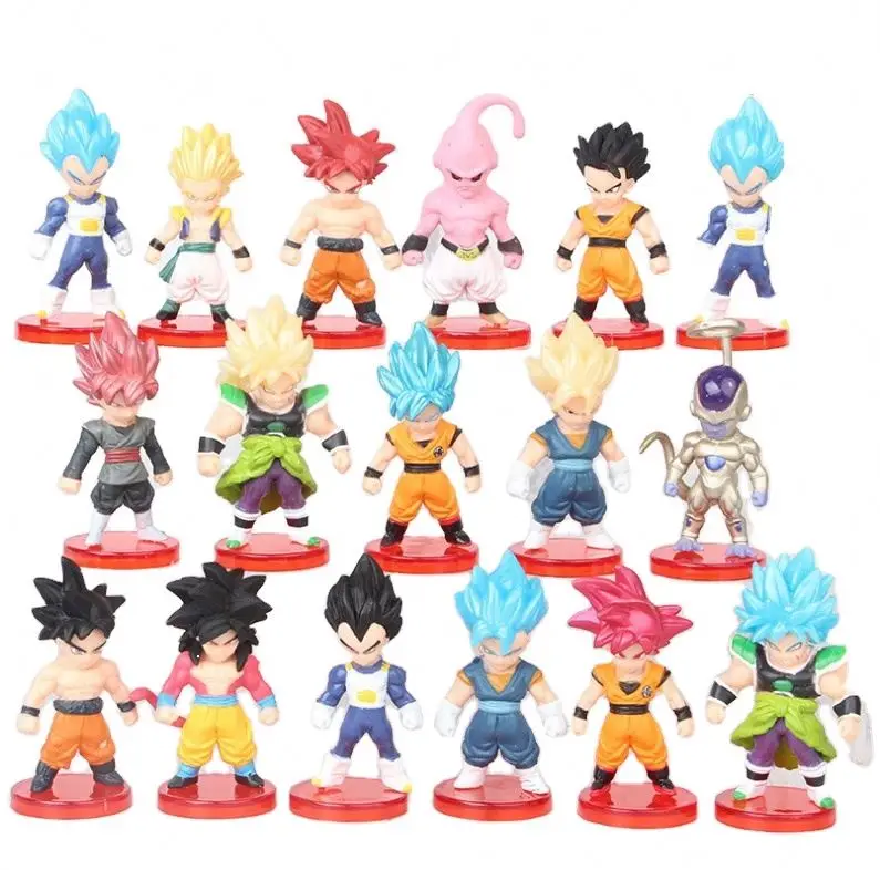 Wholesale New 21 Pieces DBZ -figures Set Toy Mini Action Figures Dragonball Set Dragon Ball Japanese Doll Japan GP Unisex 2 Sets