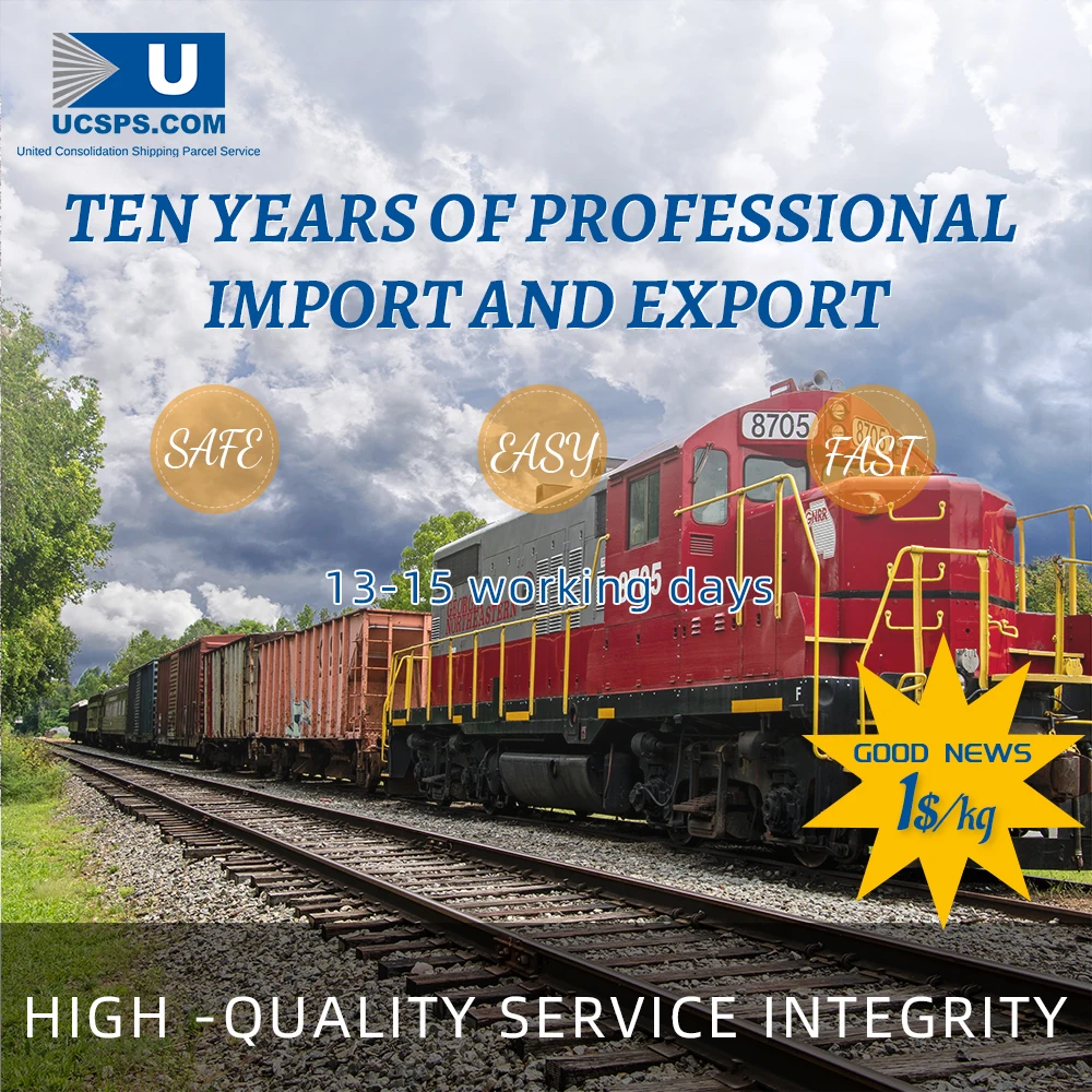 Cheap Railway Freight Shipping to Spain Train Shipping from China ddp door to door service double side customs clearance