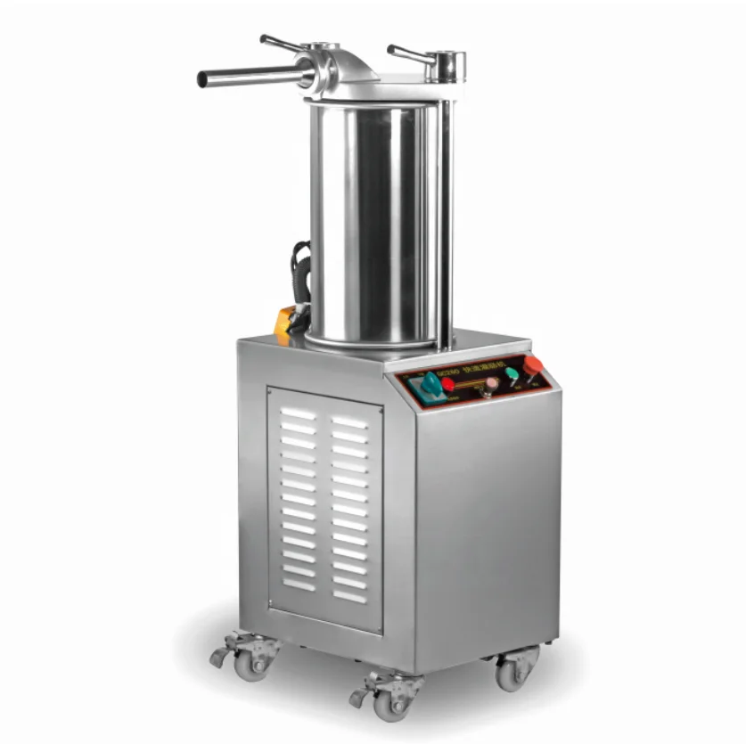 GC-260 2020 HOT Sealing automatic rapid Sausage Filler Horizontal Hydraulic Sausage Stuffer Filler