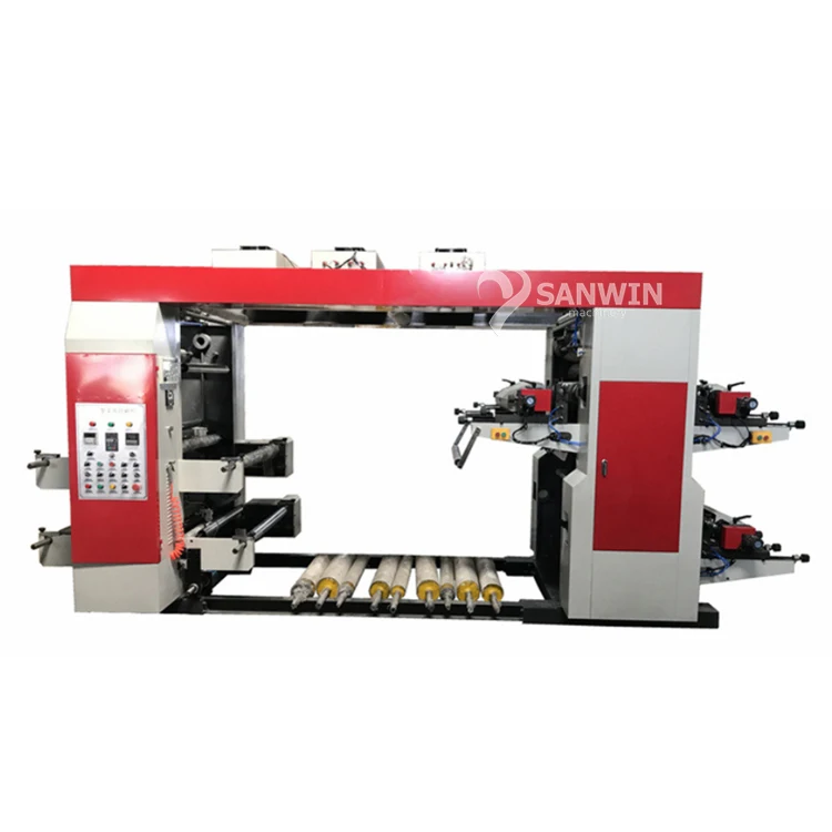 
2 color non woven bag flex printing machine price 