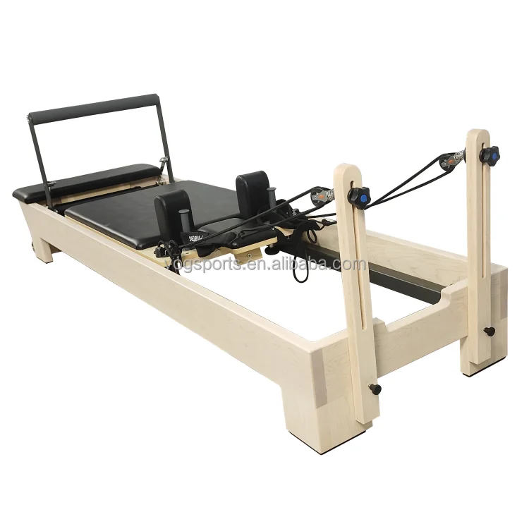 Pilates Reformer Professional Yoga Fitness Wood Pilates Machine Bed Chair Equipment for Home Workout