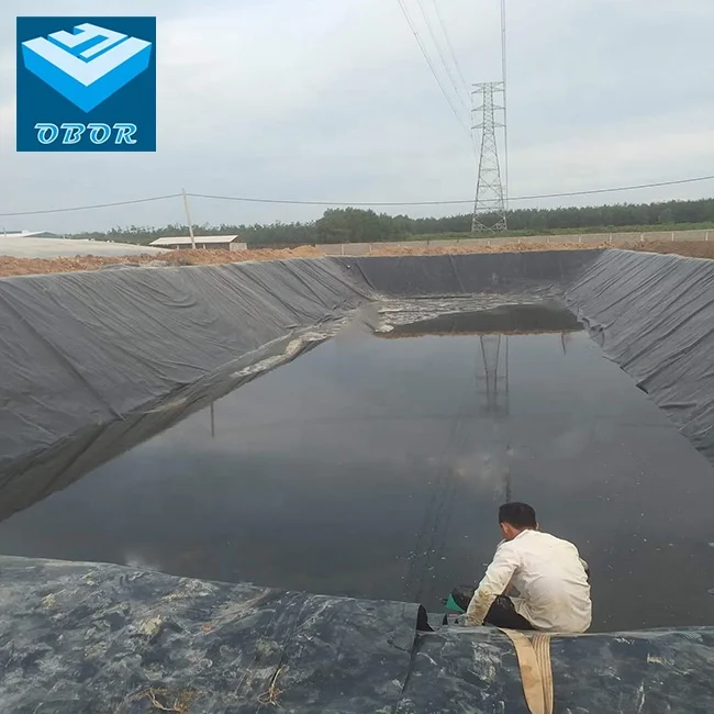 OBOR 2 mm HDPE Geomembrane for floating cover Geomembrane Liner Price