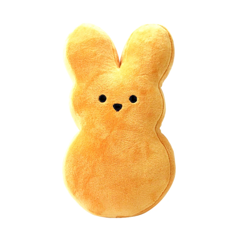Custom Easter Bunny Peep Plush Toys Cute Rabbit Simulation Stuffed Animal Doll Plushy