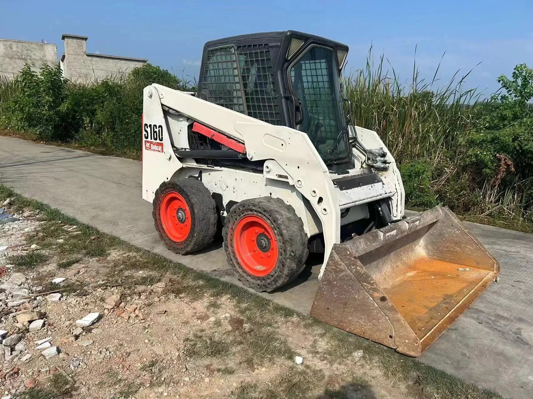 Good Condition Uesd Original Bobcat S160 Wheel Loaders Used Mini Wheel Loader Bobcat S160 Steer Loader s175 s180