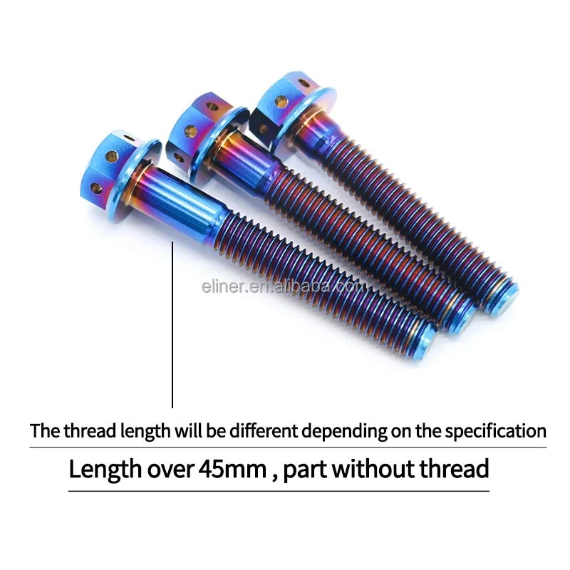Colorful Bicycle Stem Bolt Stainless Steel Road Mountain Bike Stem Screw Bike Handlebar Fixing Screws MTB Power Bolts
