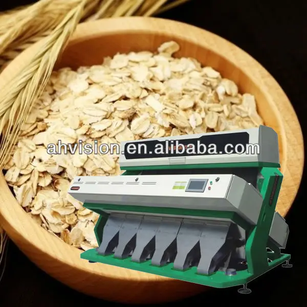 High Output 384 Channels Oatmeal Color Sorter Machine Ccd Camera Optical Grain Color Sorter