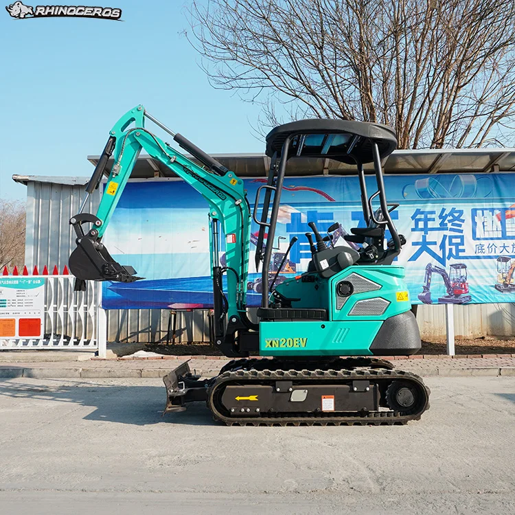 Crawler new 2 ton Electrical Excavator Mini earth moving machinery small digger Rhinoceros with CE EPA XN20EV used