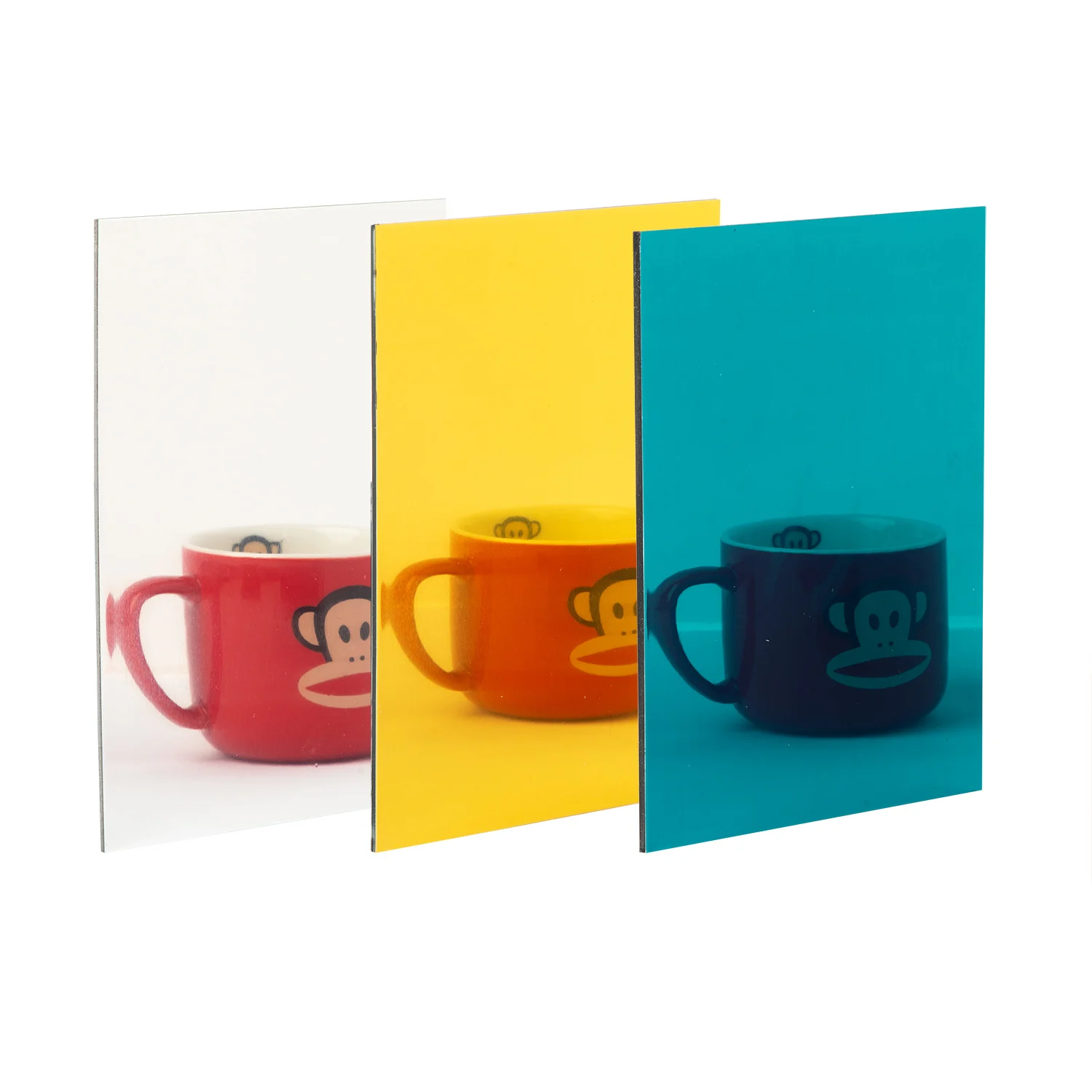 INDOR OUTDOOR MIRROR FINISHING ALUMINUM COMPOSITE PANEL ACP SHEET