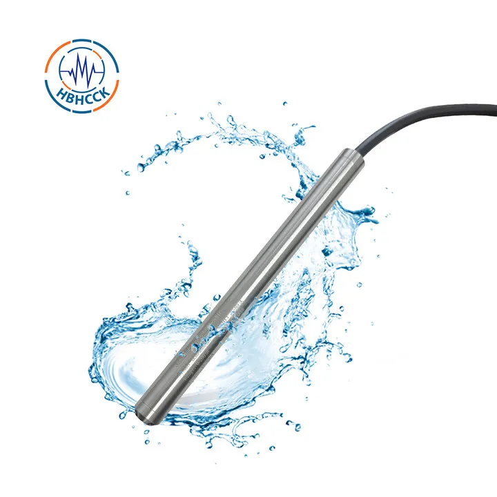 HCCK Submersible Liquid Level Transmitter Deep Well Water Sewage Level Sensor 0-24V DC for Deep Well