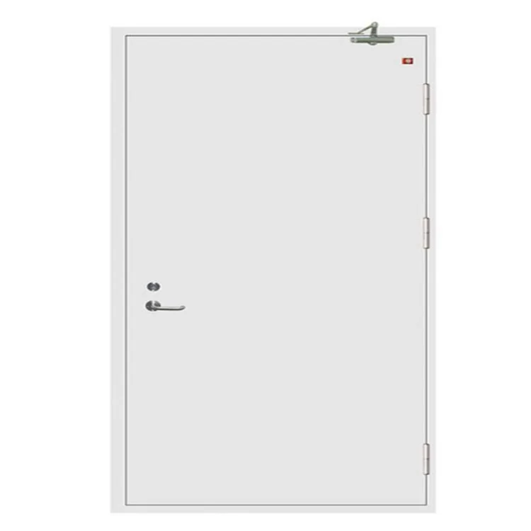 Modern IndoorFire Rated Steel Door for Public Spaces like Shopping Malls & Office Buildings with Insulation Finishing