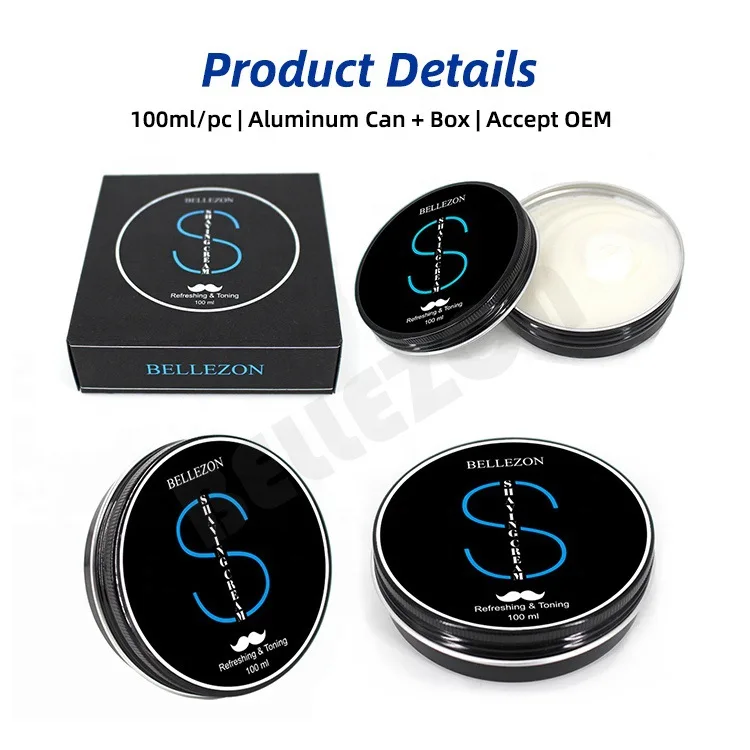 
MSDS Approved Beard Soften And Moisturizing Men Care Shaivng Foam 