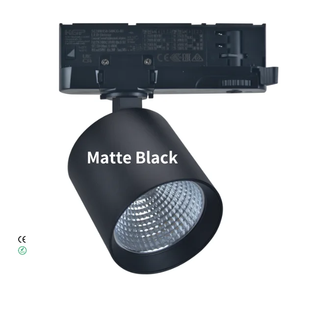 RONSE Modern LED Track Light Rail AC220V Mounted Track Lighting System  LED Cob Chip 35W 4 Wires Track Light