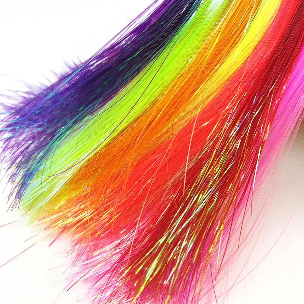 16 видов цветов искусственная рыбья чешуя материал для ног крыльев зеркало домашних животных ловли рыбы нахлыстом 3 грамма в сумке длина по индивидуальному заказу