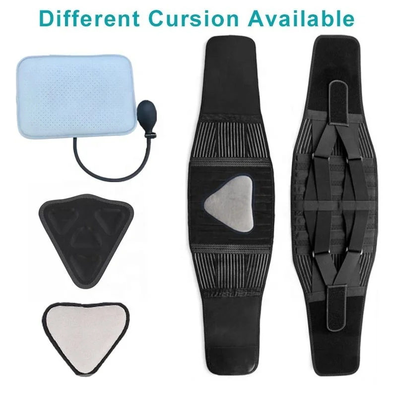 2024 EVA pads Back Brace with 6 Stays Working Safety Breathable Lumbar Back Belt Anti-skid Lumbar Support Adult OEM Zipper Bag