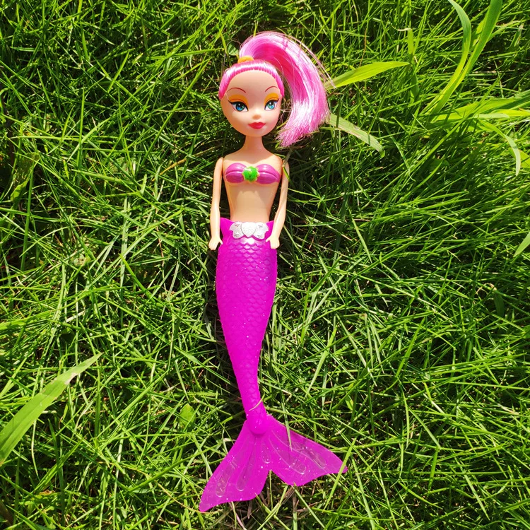 Waterproof LED Light Swimming Mermaid Princess Doll Kid Girls Toy Bath Swimming Pool