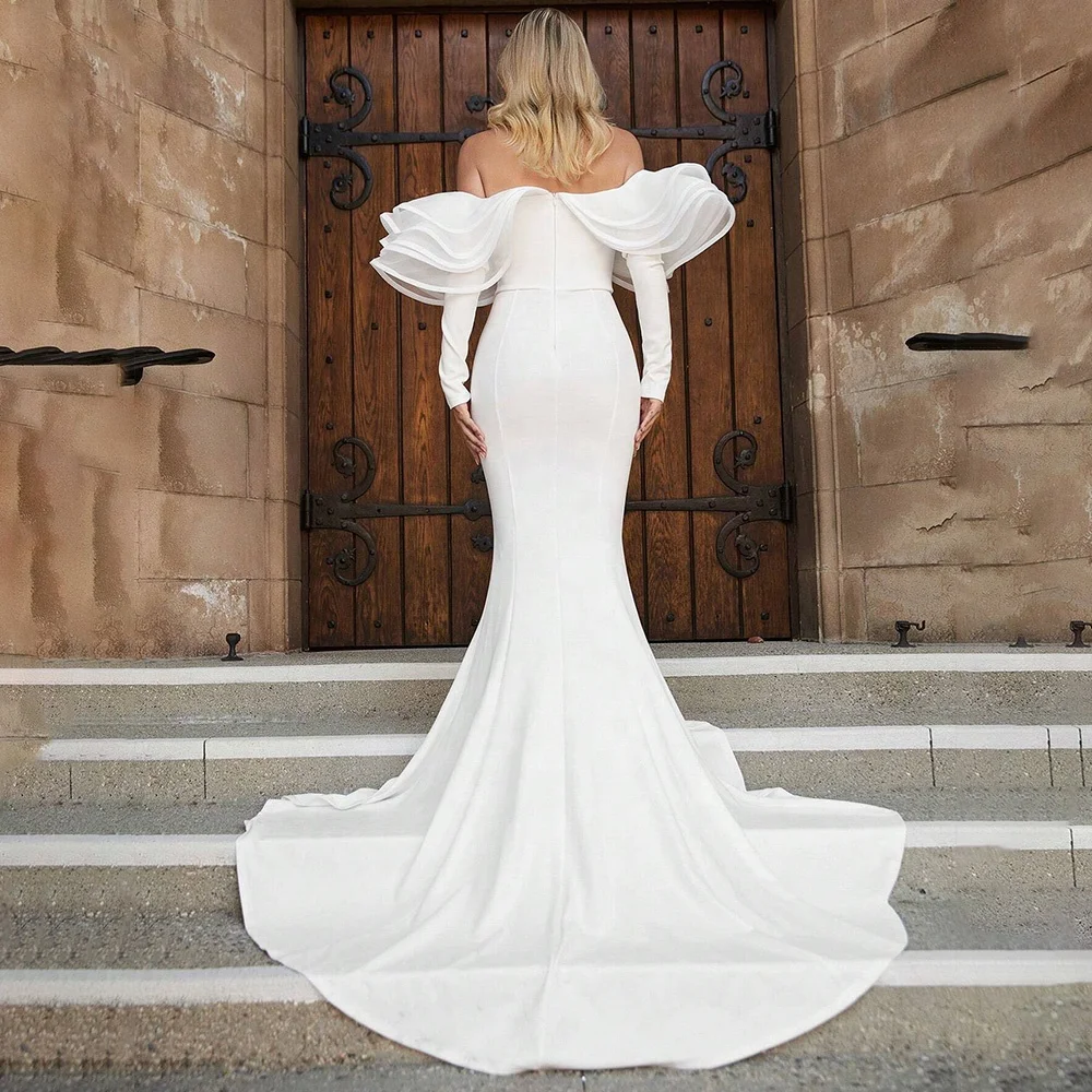 Прямая Продажа с фабрики оптовая продажа новые модные летние элегантные повседневные нарядные белые платья русалкой свадебные вечерние