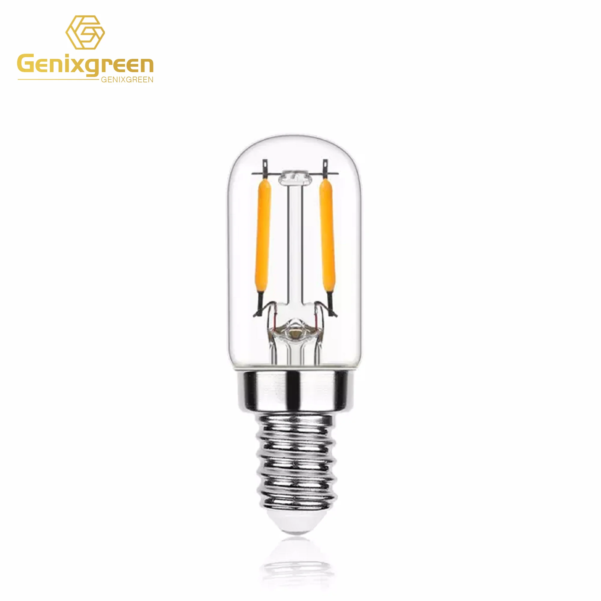 T20 1W Dimmable Edison Led Bulbs E12 E14 Tubular Led Filament Bulb  Raw Material Refrigerator Hanging Mini Lamps Led