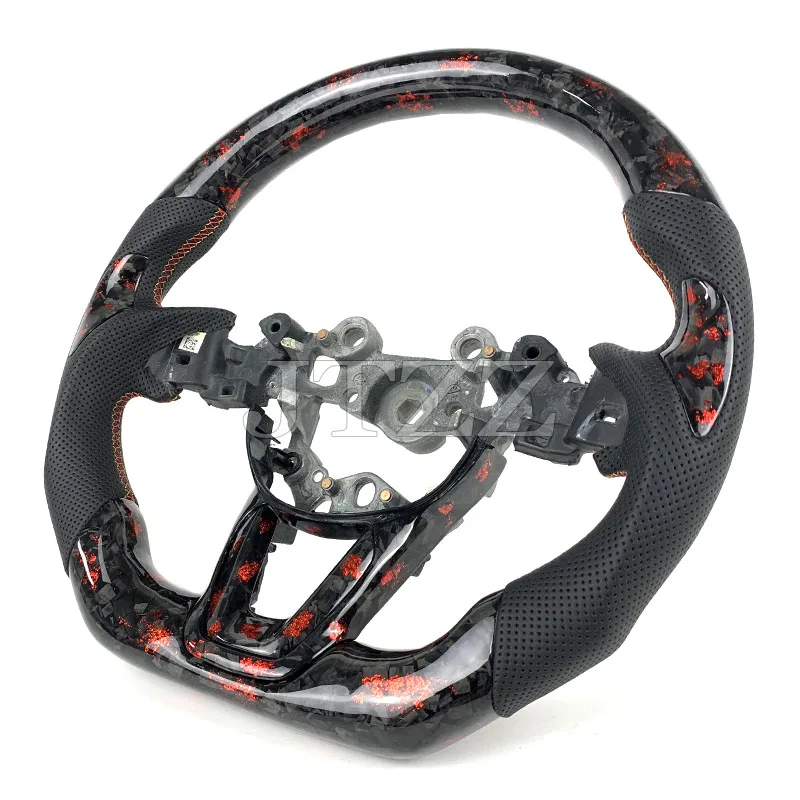 Forged carbon fiber steering wheel for Mazda CX8 CX5 CX4 CX30 CX30EV CX50 CX90 sport steering wheel Automotive interior2018 2019