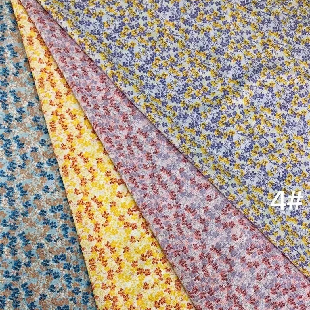 Evening dresses print fabric Stripe polyester paint roller fabric