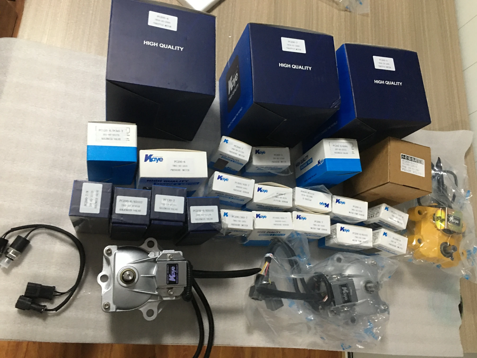 Engine 6D125 HPO Pump Overhaul Kit 094040-0081 PCV Valve 094040-0080