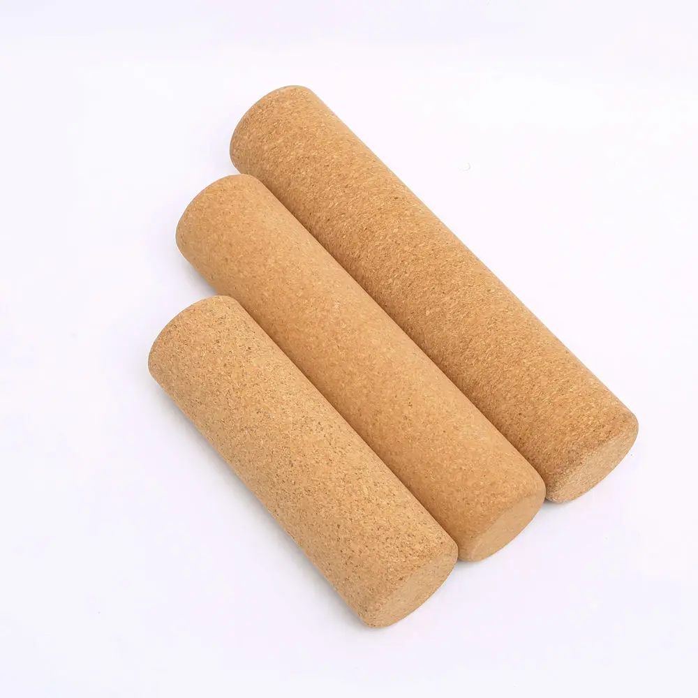 100% Natural Material Deep Therapy High Density Cork Yoga Massage Roller