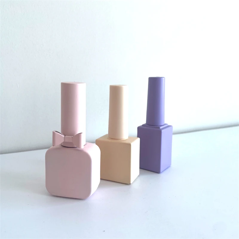 Nail Bottles Clear Brush For Gel Polish Bottle Glass Nail Polish Bottle